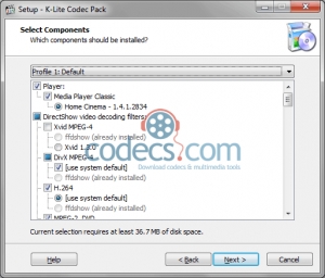 K-Lite Codec Pack - Todos los c&oacute;decs de audio y video